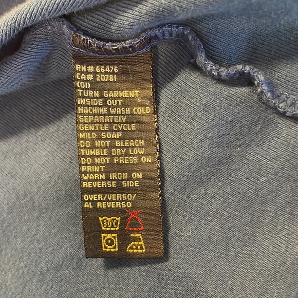 Y2K Tommy Jeans Hilfiger top blue women’s M - Picture 8 of 8